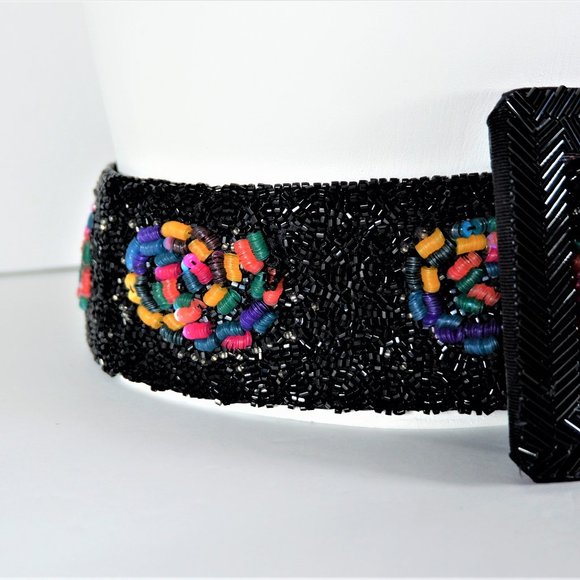 Norma Walters Vintage Beaded Sequin Belt main image 4